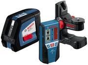 Линейный лазерный нивелир Bosch GLL 2-50 + настенное крепление BM1 + п
